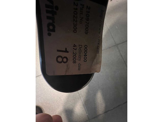 Vitra fauteuil slowchair bruin / paars - afbeelding 2 van  11