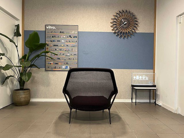 Vitra fauteuil slowchair bruin / paars - afbeelding 7 van  11