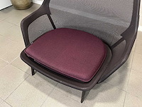 Vitra fauteuil slowchair bruin / paars - afbeelding 8 van  11