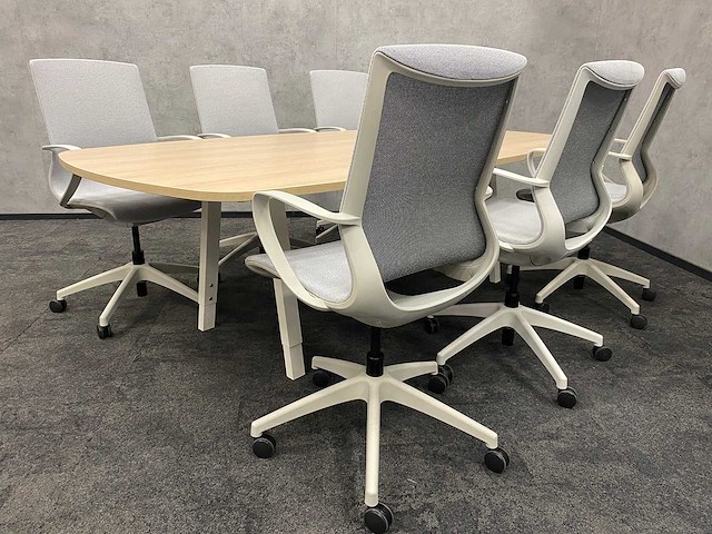 Vitra joyn/ alternativ - 6p conferentieset 240x120 - ongebruikt - afbeelding 12 van  18