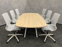 Vitra joyn/ alternativ - 6p conferentieset 240x120 - ongebruikt - afbeelding 6 van  18