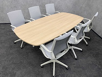 Vitra joyn/ alternativ - 6p conferentieset 240x120 - ongebruikt - afbeelding 18 van  19