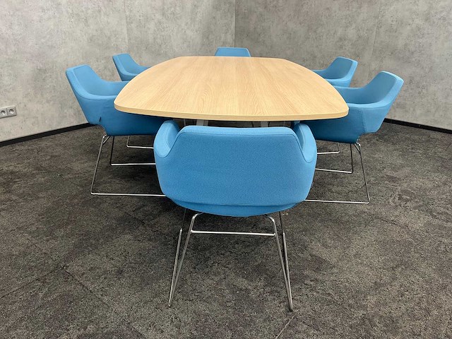 Vitra joyn / deberen - 6p vergaderset 250x130 - afbeelding 1 van  24