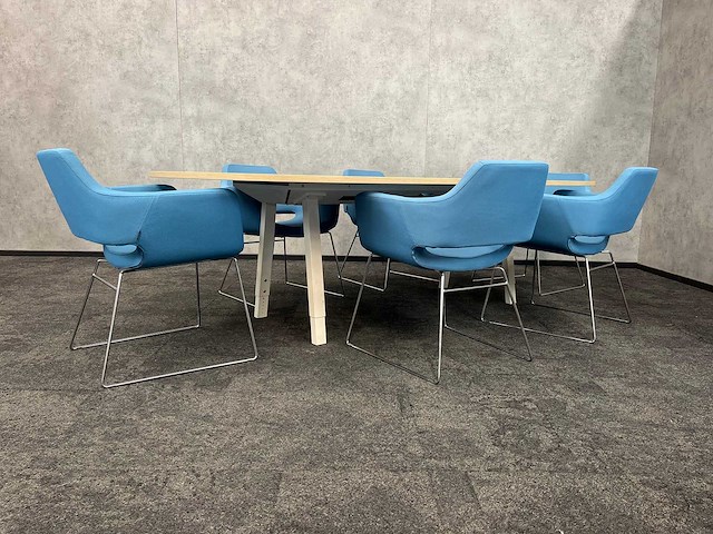 Vitra joyn / deberen - 6p vergaderset 250x130 - afbeelding 2 van  24