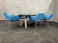 Vitra joyn / deberen - 6p vergaderset 250x130 - afbeelding 2 van  24