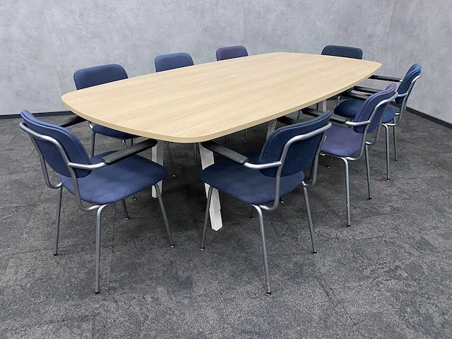 Vitra joyn/ gispen - 8 persoons design conferentieset 240x120 - afbeelding 1 van  25