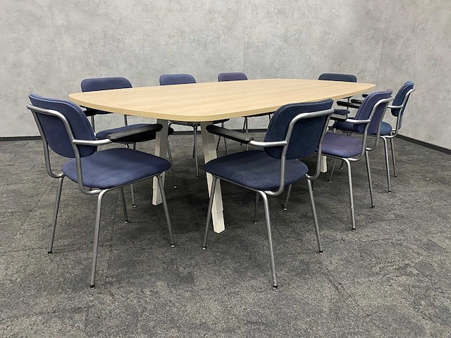 Vitra joyn/ gispen - 8 persoons design conferentieset 240x120 - afbeelding 13 van  25