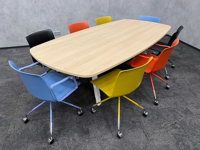 Vitra joyn/ gispen - 8 persoons design conferentieset 240x120 - afbeelding 11 van  25