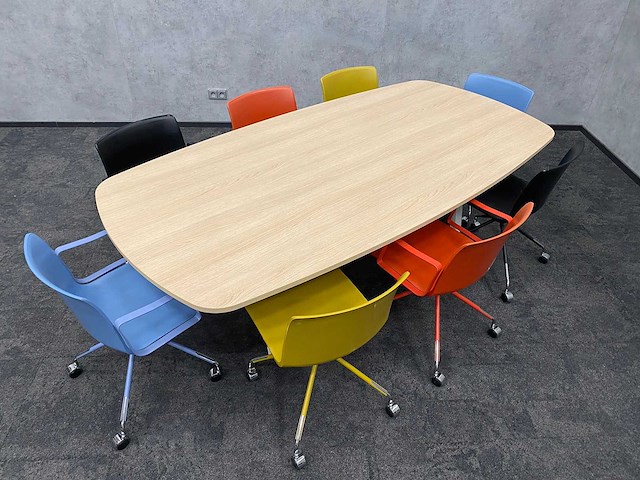 Vitra joyn/ gispen - 8 persoons design conferentieset 240x120 - afbeelding 14 van  25