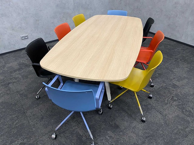 Vitra joyn/ gispen - 8 persoons design conferentieset 240x120 - afbeelding 16 van  25