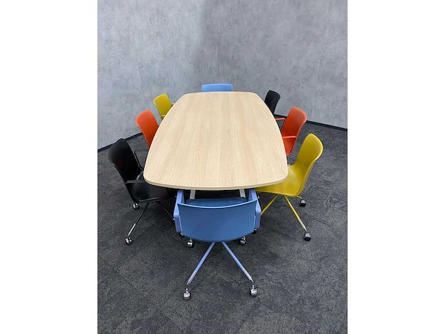 Vitra joyn/ gispen - 8 persoons design conferentieset 240x120 - afbeelding 18 van  25