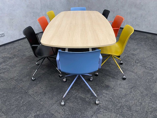 Vitra joyn/ gispen - 8 persoons design conferentieset 240x120 - afbeelding 19 van  25