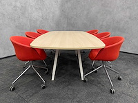 Vitra joyn/ hay - 6 persoons design conferentieset 240x120 - afbeelding 11 van  16