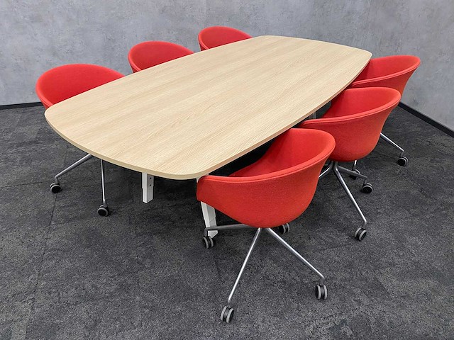 Vitra joyn/ hay - 6 persoons design conferentieset 240x120 - afbeelding 14 van  16