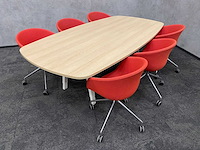 Vitra joyn/ hay - 6 persoons design conferentieset 240x120 - afbeelding 14 van  16