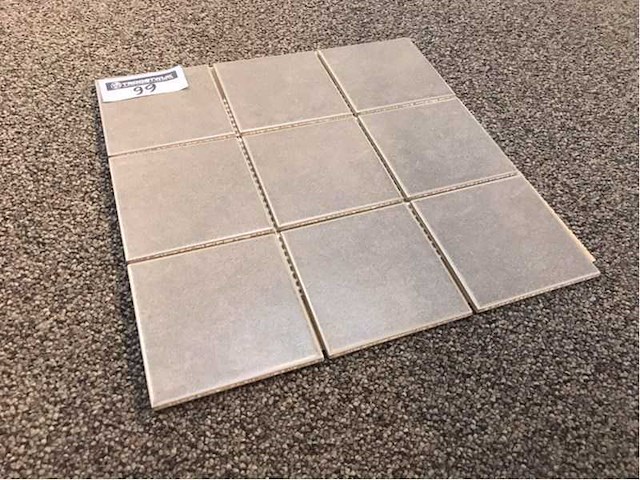 Vitra kinetic grijs 10x10 cm mozaïektegel 10 m² - afbeelding 3 van  4