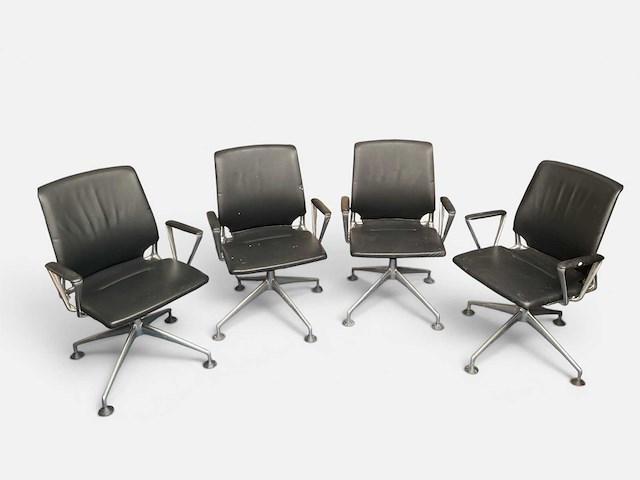 Vitra meda chair (4x) - afbeelding 1 van  8