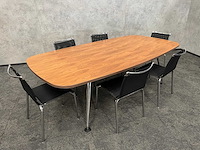 Vitra medamorph/ bontempi - 6p design conferentieset 240x120 - afbeelding 7 van  15