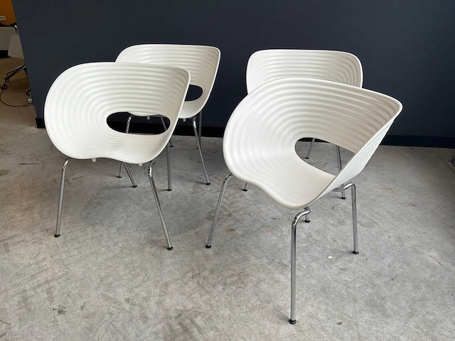 Vitra tom vac stoel (4x) - afbeelding 1 van  7