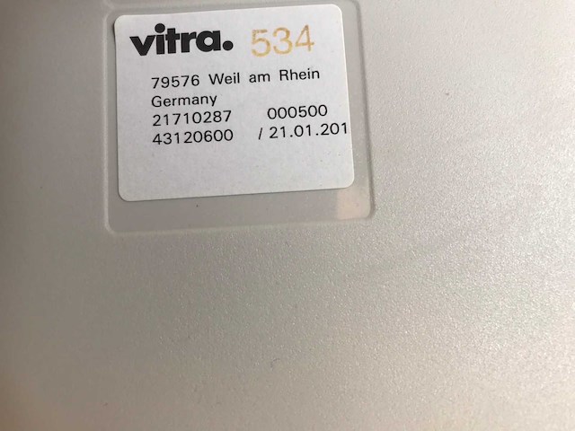 Vitra unix chair bureaustoel - afbeelding 4 van  4