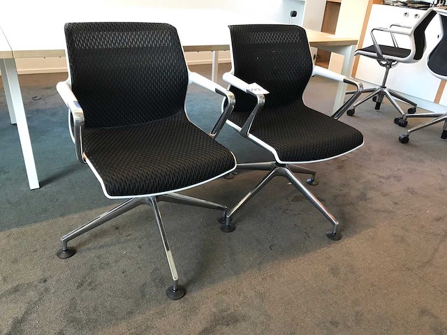 Vitra unix chair vergaderstoel (2x) - afbeelding 2 van  4