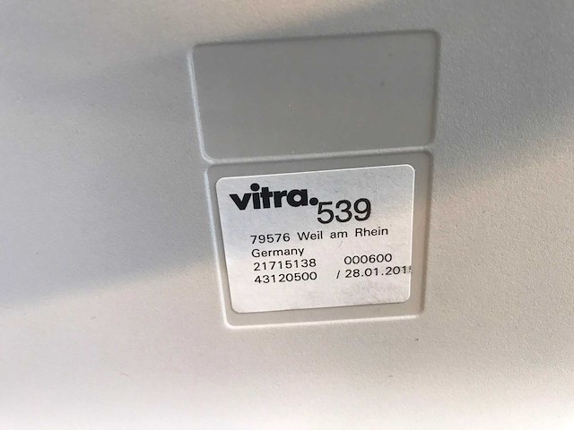 Vitra unix chair vergaderstoel (2x) - afbeelding 4 van  4
