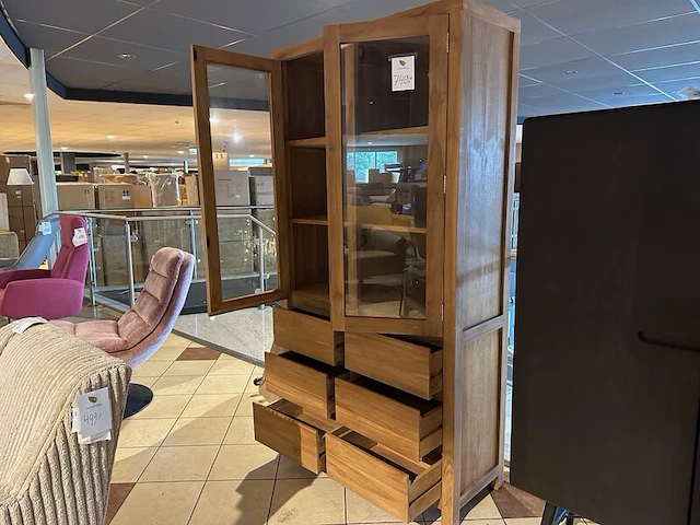 Vitrine kast tower, onbehandeld - afbeelding 2 van  5