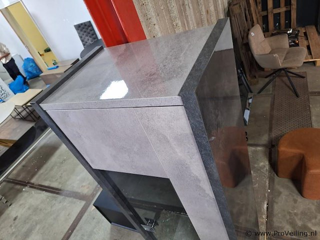 Vitrinekast - 180x59x41 cm - afbeelding 4 van  5