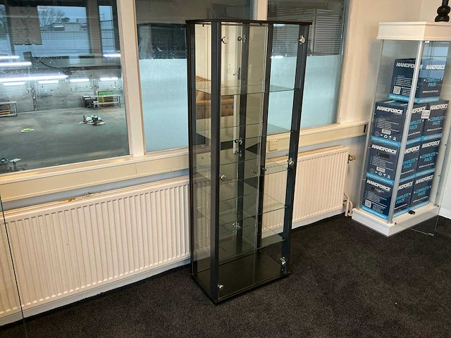 Vitrinekast - 35x62x169 cm - afbeelding 1 van  9