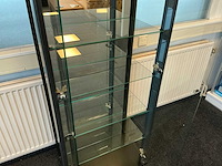 Vitrinekast - 35x62x169 cm - afbeelding 5 van  9
