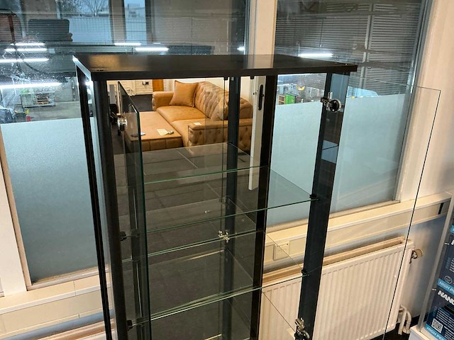 Vitrinekast - 35x62x169 cm - afbeelding 6 van  9