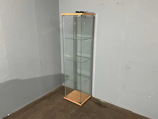 Vitrinekast - 40x35x163 cm - afbeelding 1 van  9