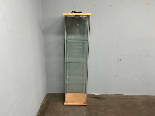 Vitrinekast - 40x35x163 cm - afbeelding 2 van  9