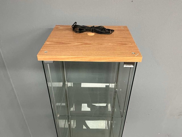Vitrinekast - 40x35x163 cm - afbeelding 6 van  9