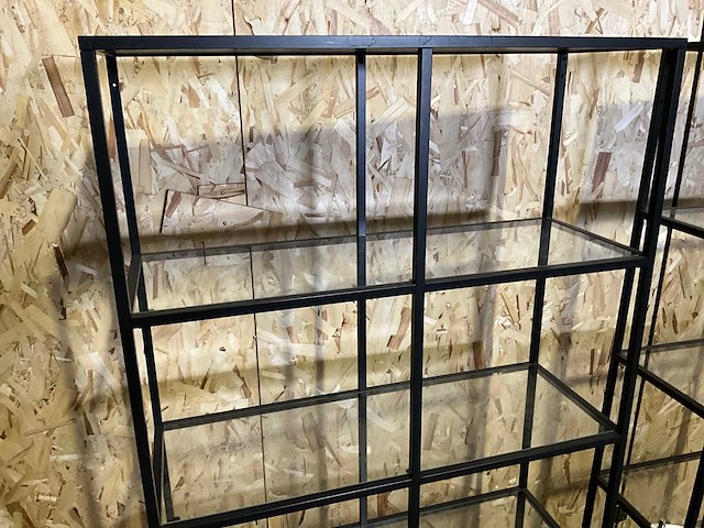 Vitrinekast 100x36x175cm / 51x36x175cm (2x) - afbeelding 1 van  1