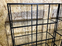 Vitrinekast 100x36x175cm / 51x36x175cm (2x) - afbeelding 1 van  1