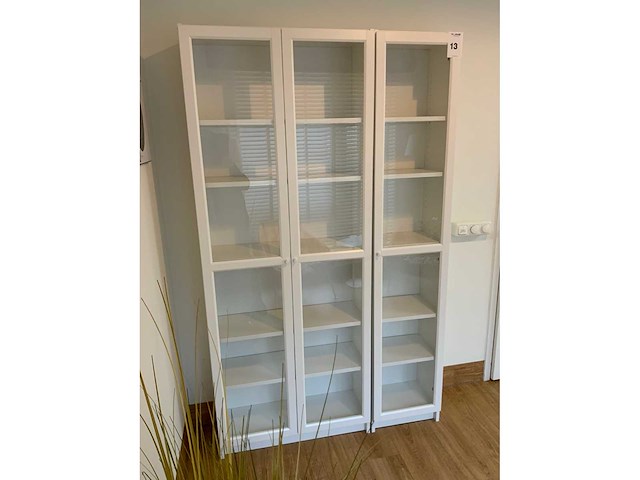 Vitrinekast (2x) - afbeelding 3 van  4