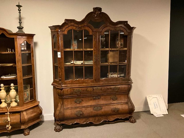 Vitrinekast (2x) - afbeelding 1 van  2