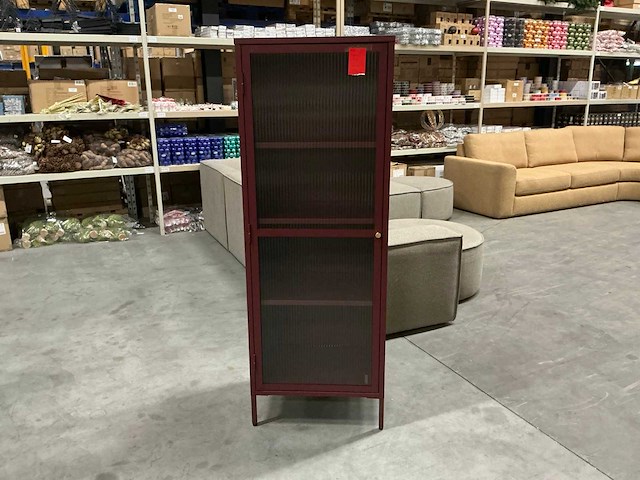 Vitrinekast 58x40,5x160,5cm - afbeelding 1 van  5