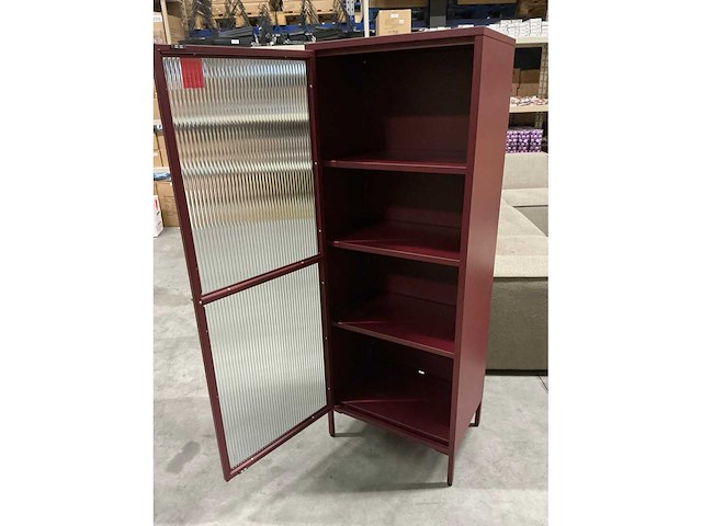 Vitrinekast 58x40,5x160,5cm - afbeelding 4 van  5