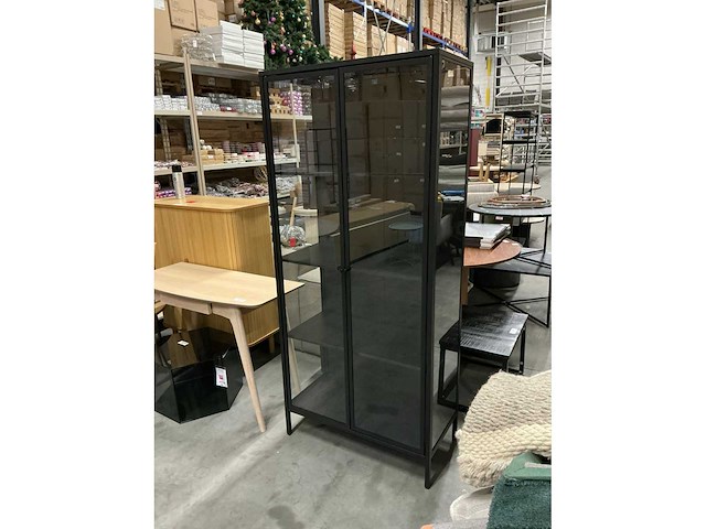 Vitrinekast 80x40xh180cm - afbeelding 2 van  4