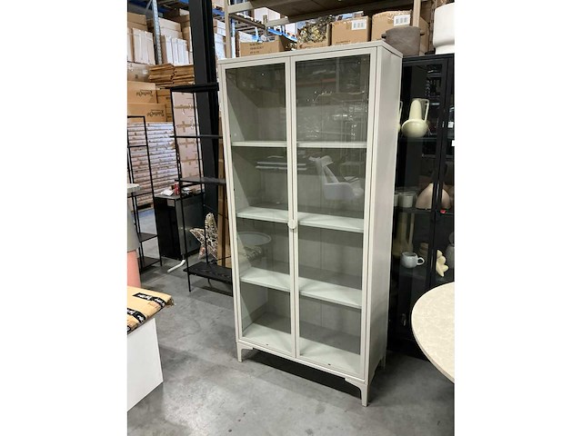 Vitrinekast 90x40xh190,5cm - afbeelding 2 van  6