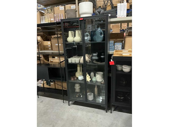 Vitrinekast 90x40xh190cm - afbeelding 2 van  5