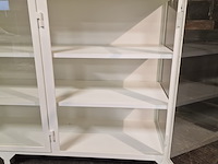 Vitrinekast chesterfield, chesterfield, wit - afbeelding 2 van  6