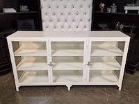 Vitrinekast chesterfield, chesterfield, wit - afbeelding 4 van  6