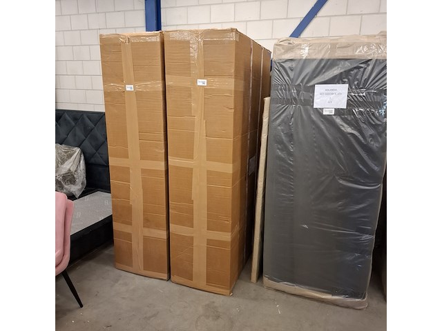 Vitrinekast, mangohout - afbeelding 3 van  3