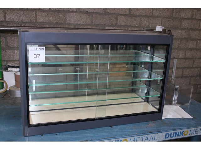 Vitrinekast met afmeting 80 x 20 x 50 cm. - afbeelding 1 van  2
