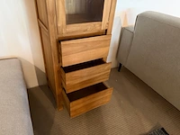 Vitrinekast teak - afbeelding 2 van  6