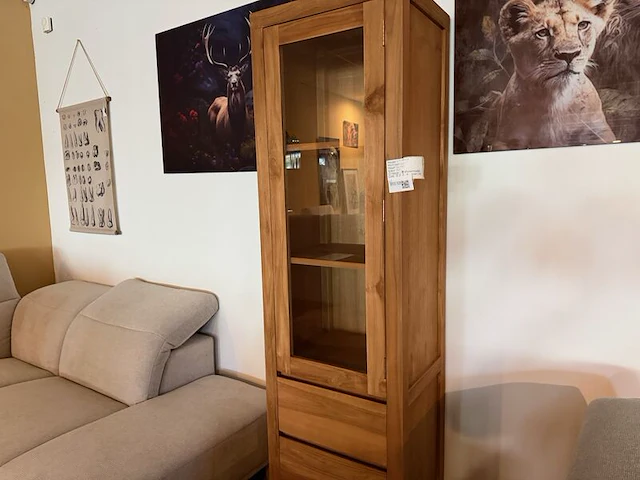 Vitrinekast teak - afbeelding 5 van  6