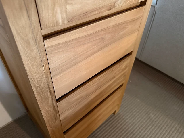 Vitrinekast teak - afbeelding 6 van  6